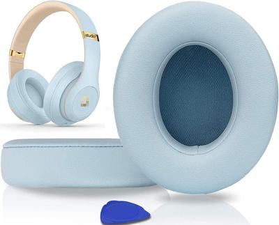 Pentru Beats Studio 2 Studio 3, pernițe de schimb pentru căști, din piele proteică și spumă cu memorie, huse pentru urechi, pernițe de schimb pentru urechi