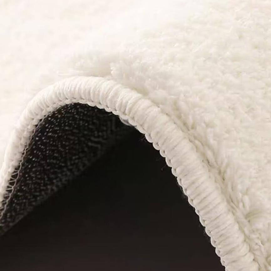 Covoraș de podea din cașmir imitat, model Ins Flowers, semicircular, pentru baie, antiderapant, absorbant și murdar, pentru picioare