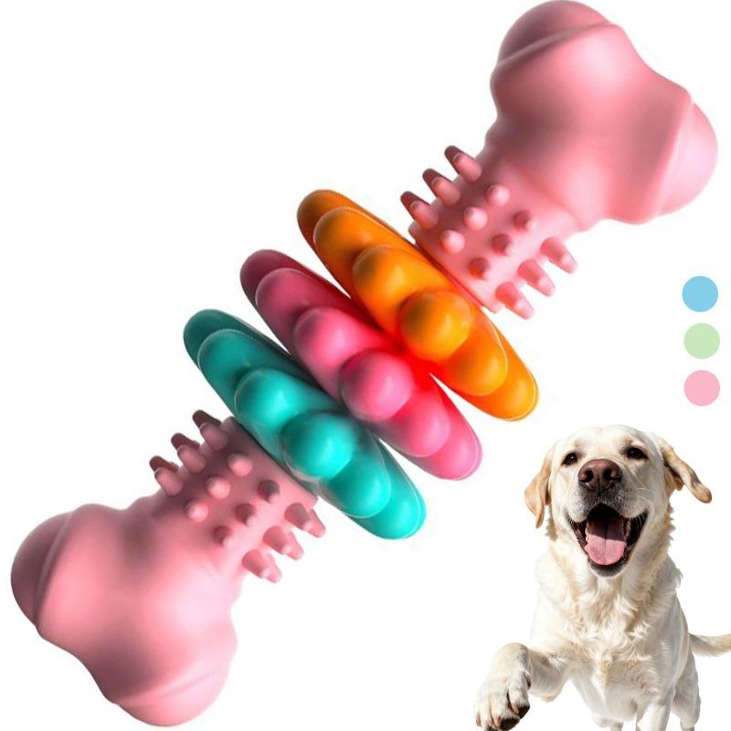 Colorful Gear Bone Shaped Dog Chew Toy