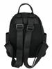 David Jones Women's Small City Backpack, Eco-leather, Black