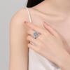 Adjustable Lucky Clover Rotating Ring for Anxiety Relief – Open Style Finger Ring