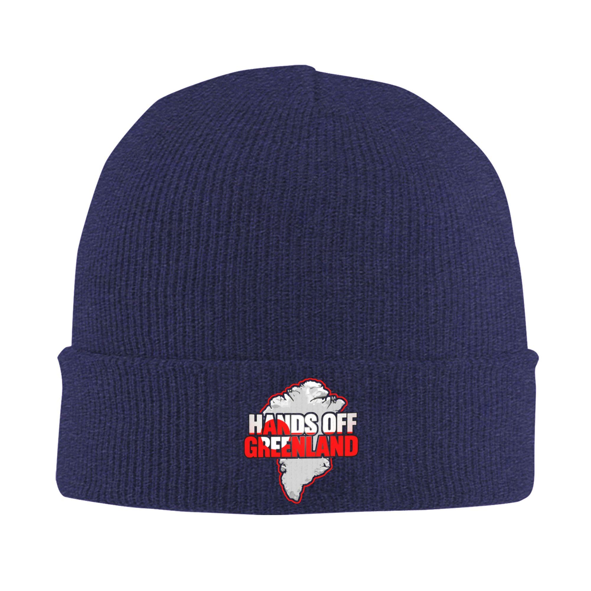 

Hands Off Greenland Pro Greenland Bonnet Hats Beanie Hats Autumn Pattern Knit Hat Casual Men Women Unisex Kpop Elastic Cap One Size