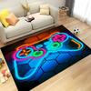 Cartoon Gamer Gamepad Rug Non-Slip Floor Mat for Kids Bedroom Living Room Sofa Kitchen Decor