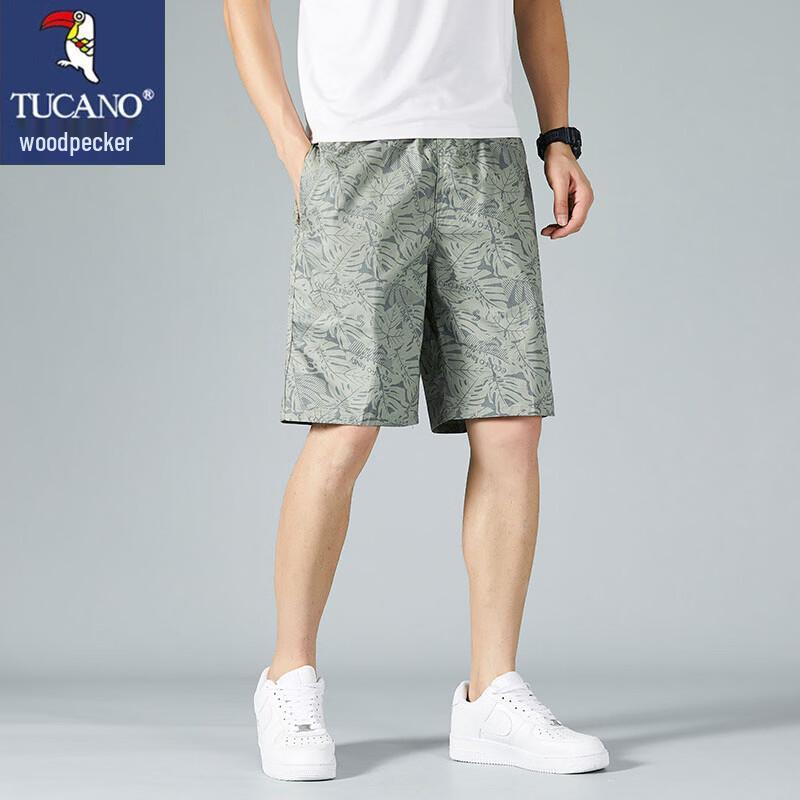 TUCANO Men's Summer Cotton Loose Straight Shorts