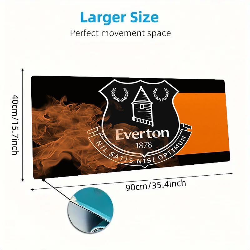 Everton Football Club Print Cushion Non-slip Laptop Tablet Big Mousepad XXL Mat Mini PC Playmat With Lock edge