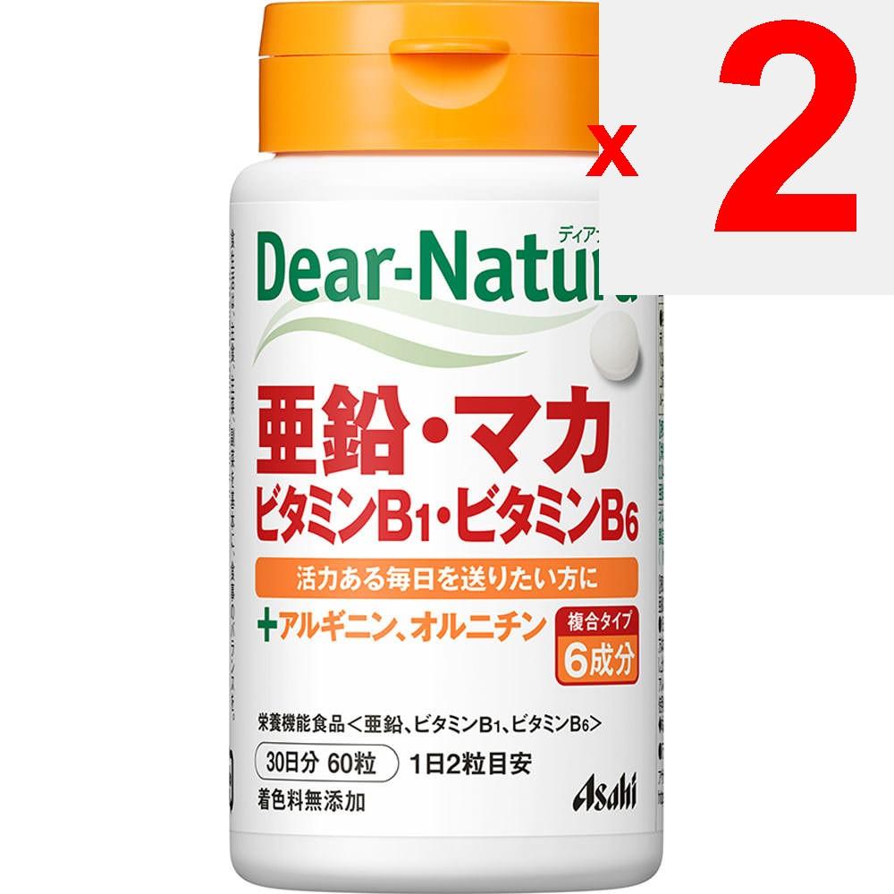 Asahi Dear-Natura Zinc, Maca, Vitamin B1, Vitamin B6 60 Capsules (30 Days) Other (check Locks, Tongue Cleaners, Etc.) Mineral Other (check Locks, Tong