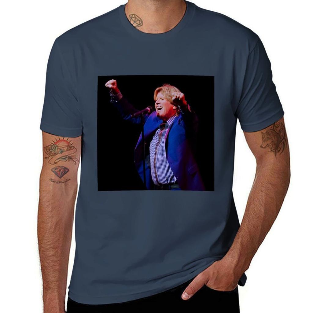 Herunisexs Hermits Starring Peter Noone Tour 2021 Tshirt Retro Style Print Casual Top