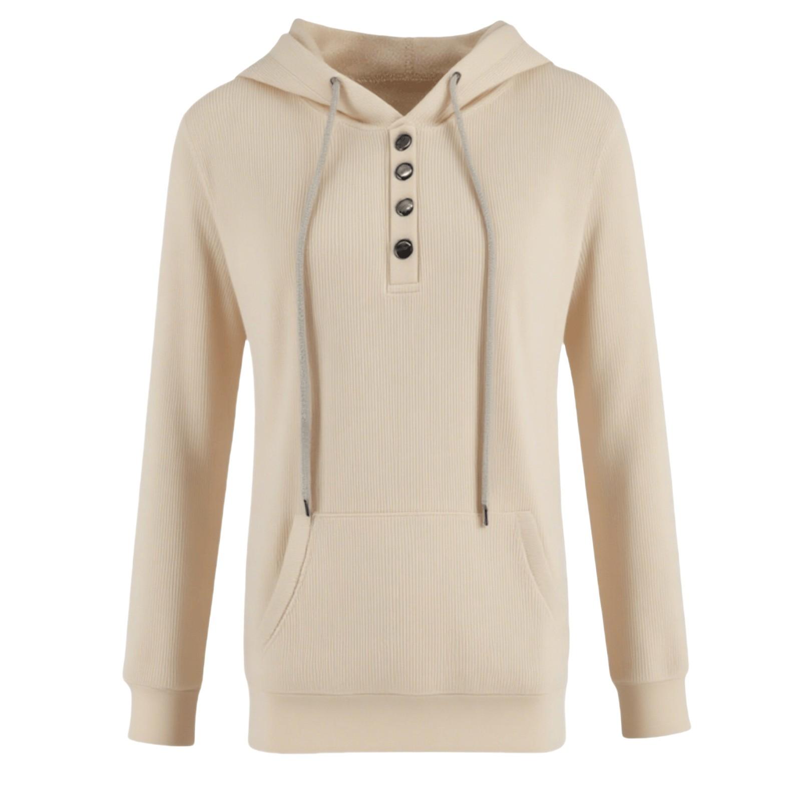 

Женский модный однотонный топ с длинным рукавом XL хаки