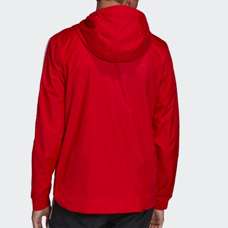 Adidas Originals Trefoil Lock Up WB Veste à capuche zippée intégrale Homme Vêtements d'extérieur Rose vif Fluorescent FM3816