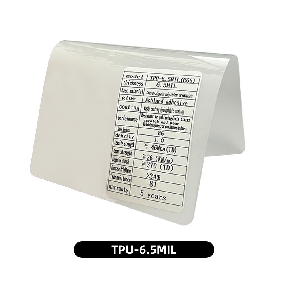 TPU Car Paint Protection Film - Transparent, Hydrophobic, Stain Resistant, Snow-Ready Full Car Cover