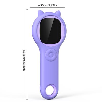 Microscop pentru copii Lupă pentru ecran IPS de 2 inchi cu 8 LED-uri Lupă 500X pentru