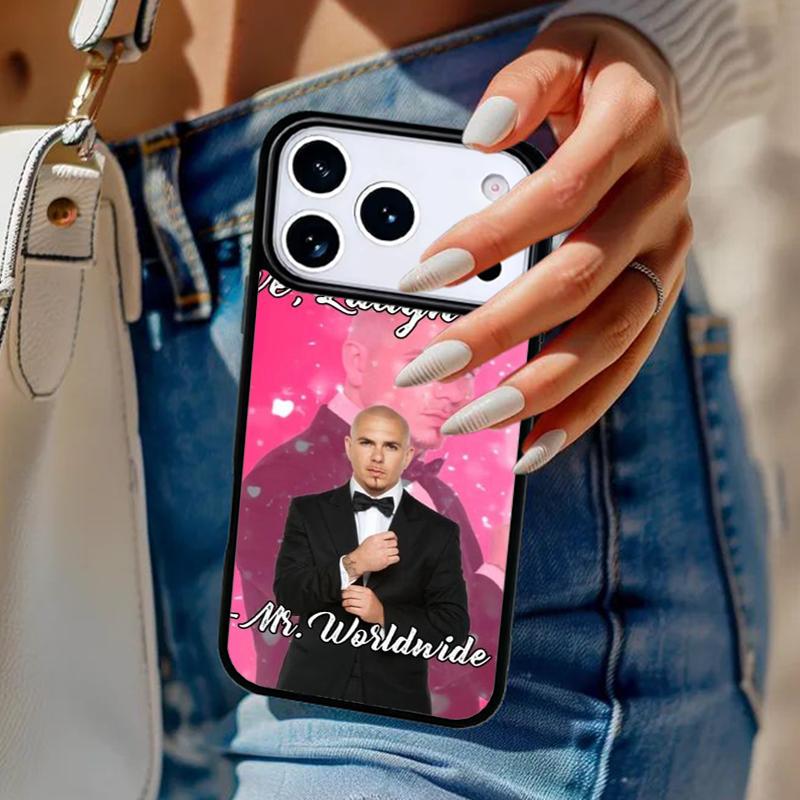 Mr Worldwide Phone Case For iPhone 17 Air 14 15 13 12 Max Cover For Apple 16e 11 Pro Max Plus Coque