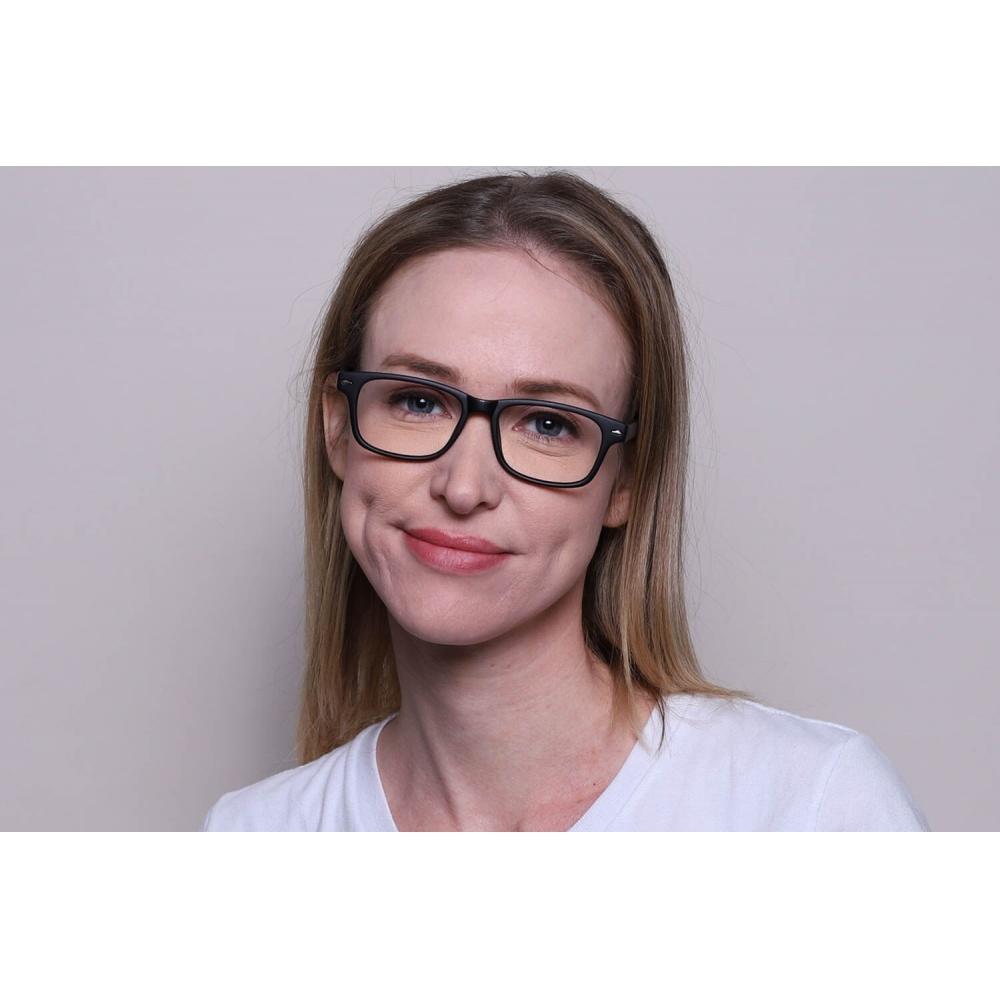 Full Rim Rectangle Black Smartbuy Collection Quinn  Cp156 Fashion Unisex Eyeglasses