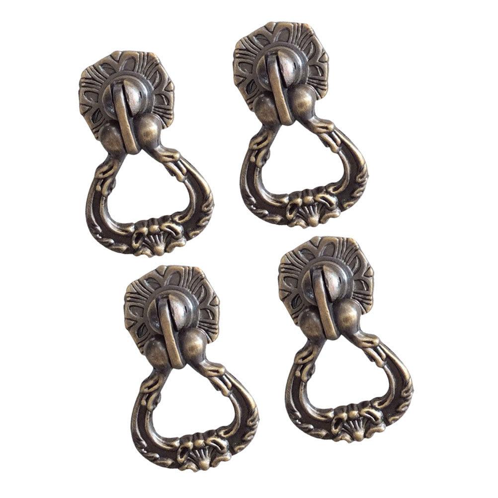 4Pcs Sleek Zinc Alloy Pull Handle Smooth Comfort Grip for Kitchen Cabinets Drawer Wardrobe Dresser Modern Home Decor