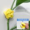 50 stk Plantestammeholder Roseformet veggklatreplante vinrankeholder Veggmontert Gjenbrukbare vinrankefesteklemmer for innendørs utendørsplanter
