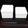 Hiskdg IP67 Outdoor PVC Waterproof Junction Box