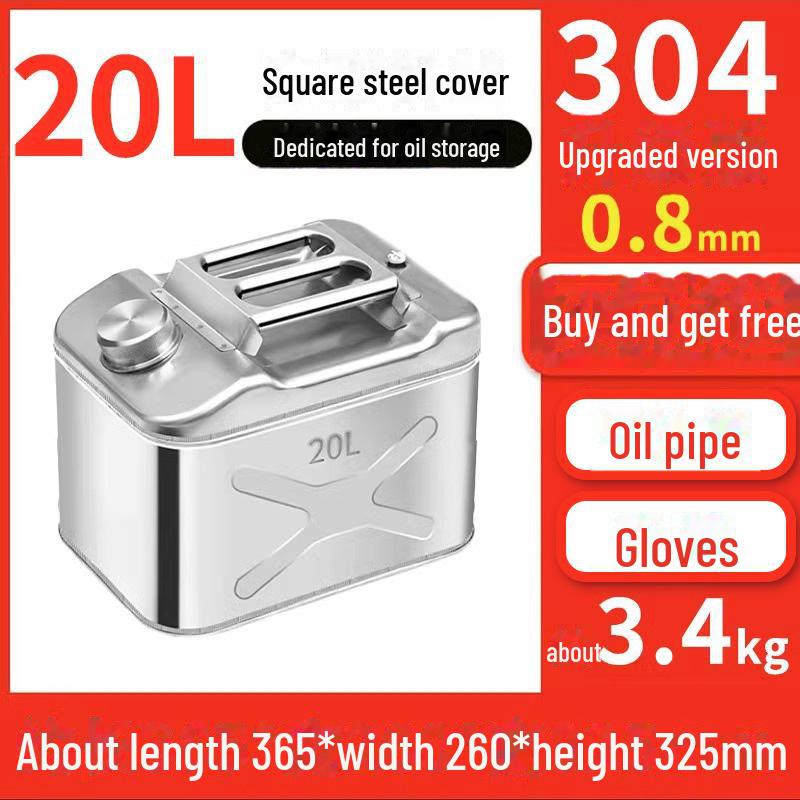 

Бензиновые бочки из нержавеющей стали 30 л, 20 л, 10 л, топливный бак для заправки дизельного топлива