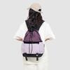 Casual Backpack Drawstring Ties Contrasting Color Versatile Schoolbag Large Capacity Outdoor Mountaineering Sports Travel Backpack