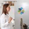 Petal Magnetic Clips 3D Flower Refrigerator Magnet with Sealing Clips, Snack Bread Food Shape Storage Bag Sealer Clamp, Kitchen Fridge Decoration