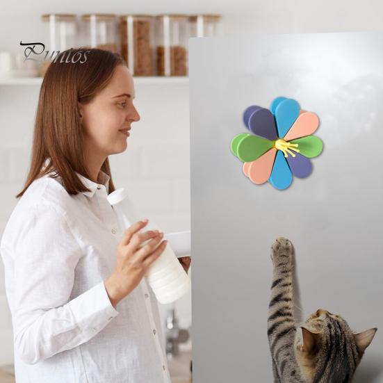 Petal Magnetic Clips 3D Flower Refrigerator Magnet with Sealing Clips, Snack Bread Food Shape Storage Bag Sealer Clamp, Kitchen Fridge Decoration