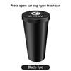 Car Storage Trash Can Cup Holder Press Type ABS Garbage Bin For BMW Performance X1 M3 M6 F01 F02 E34 E36 E60 F10 F20 X6 xq4