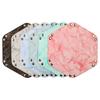 PU Leather Desktop Storage Tray Double-sided Folding Miscellaneous Storage Box Multifunctional Hexagonal Folding Storage Box