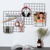 Wire Mesh Grid Hanging Storage Basket for Bathroom and Kitchen Organization