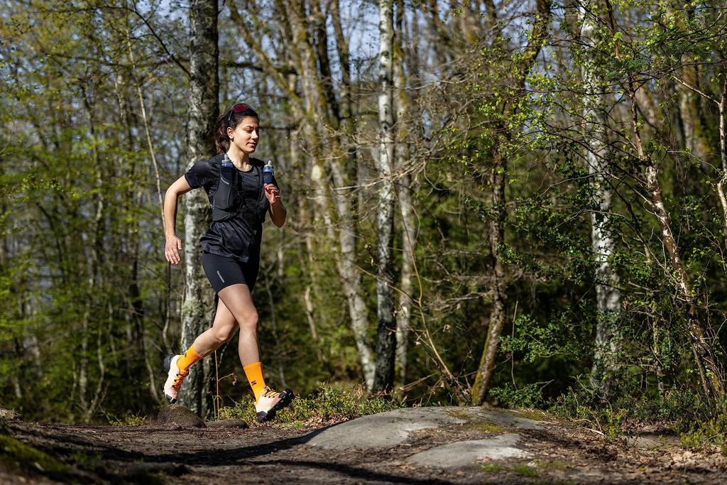 Salomon SPEEDCROSS 5 Women's Trail Running Shoes, Blooming Dahlia/Black/Vibrant Orange, Size 24.5cm