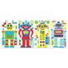 Repositionable Stickers Little Multicolored Monsters