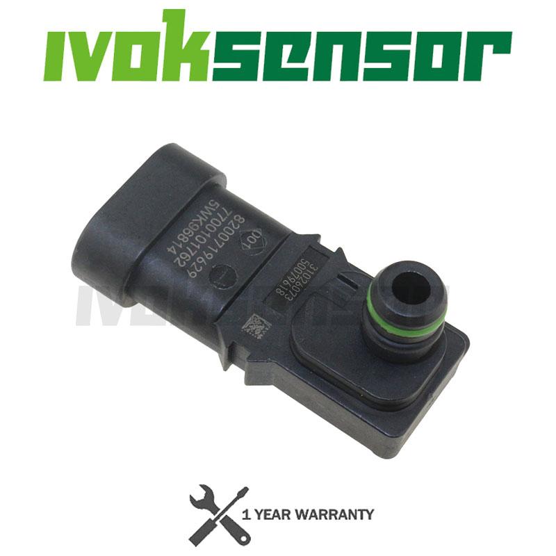 8200719629 8200121800 8200105165 7700101762 MAP Sensor For Renault Clio Espace Kangoo Megane Scenic Laguna Logan Thalia 1.2