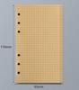 45 Sheets A5 A6 A7 Loose Leaf Notebook Refill Spiral Binder Inner Page Line Blank craft  Grid Inside Paper Stationery