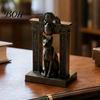 Egyptian Cat Statue Statue, Ancient Egypt Inspired Figurine, 3D Printed Decor Vintage Style Ornament for Home Office Desk, Shelf Art Craft Mythology