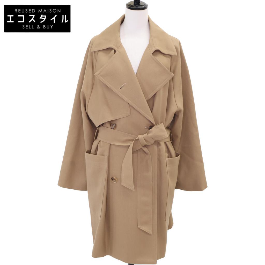 Whim Gazette WGZ1022208A0004 Mid trench coat coat F CamelUsed