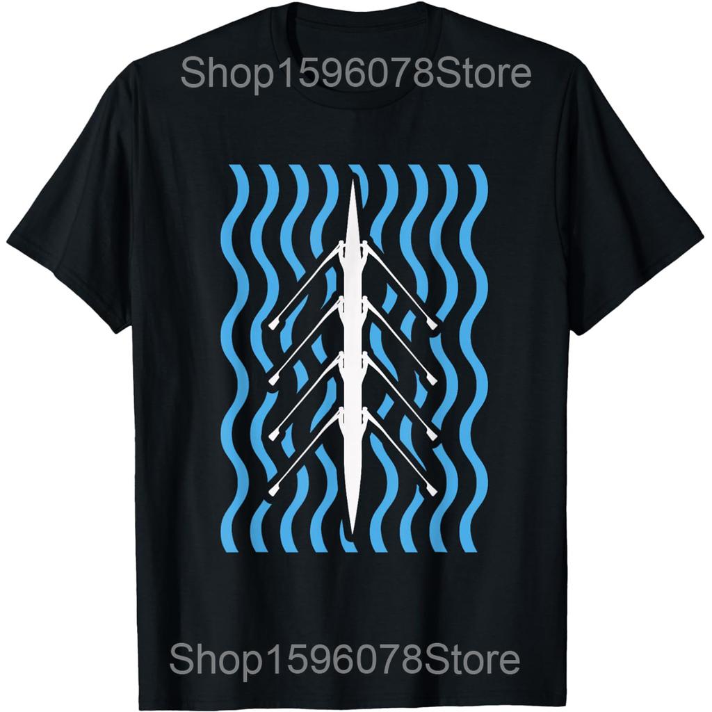 Rowing Team Rowing Crew Rower T Shirts Men Women Pure Cotton Humor Streetwear Tee Shirt Short Sleeve Unisex Loose Clothing