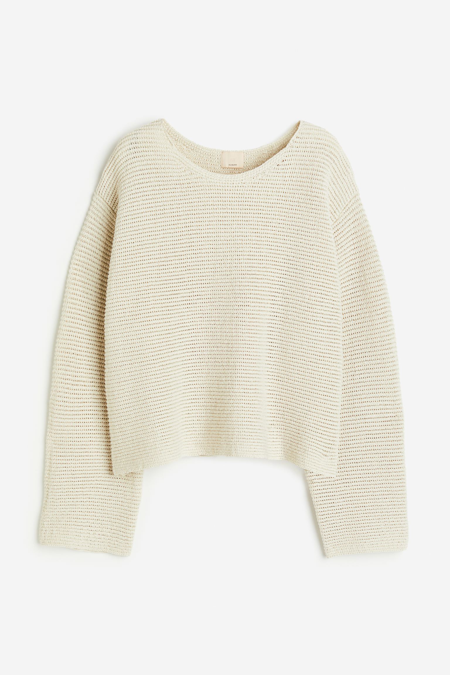 

Oversized silk-blend jumper
