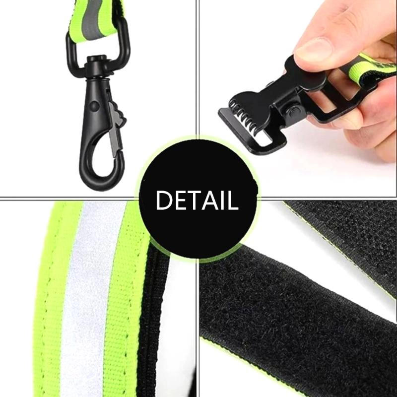 Feuerwehrhandschuh-Clip-Riemen Einfach zu montieren Reflektierender Handschuhhalter-Riemen für den Feuerwehreinsatz