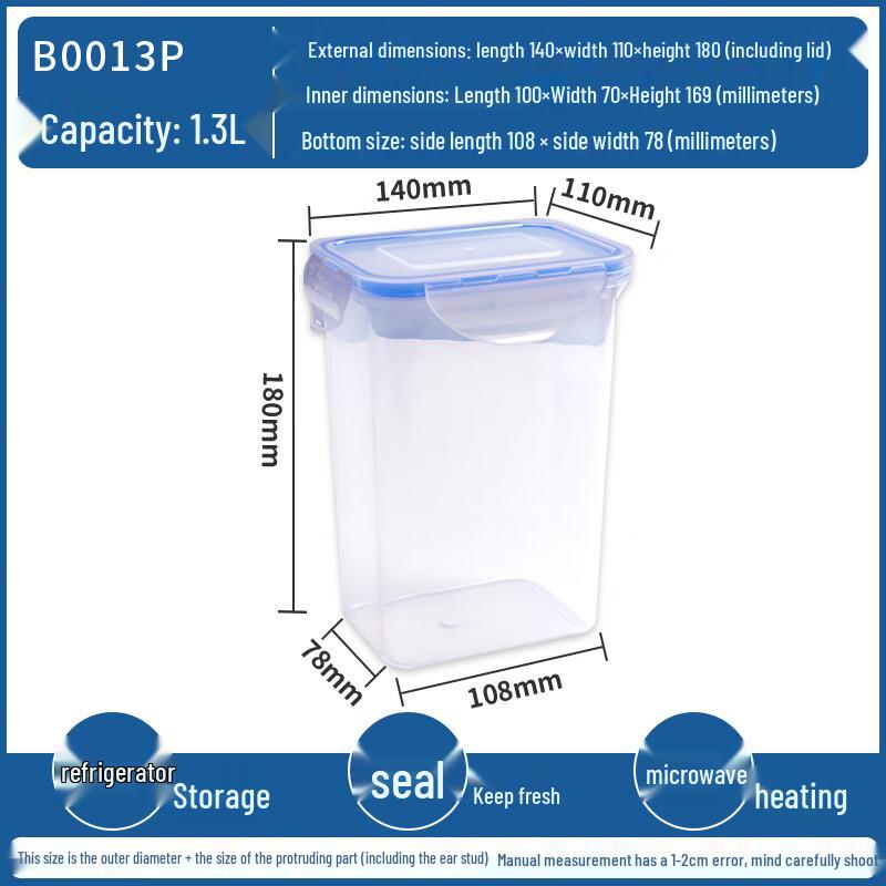 Alliance 1.3L Microwave & Fridge Food Storage Container