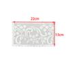 Car Stock Small Pair Pocket Cuffs Decorative Lace Decal White Black