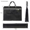 Men's Large Capacity Double-Layer Waterproof Office Briefcase with Computer & Document Compartments