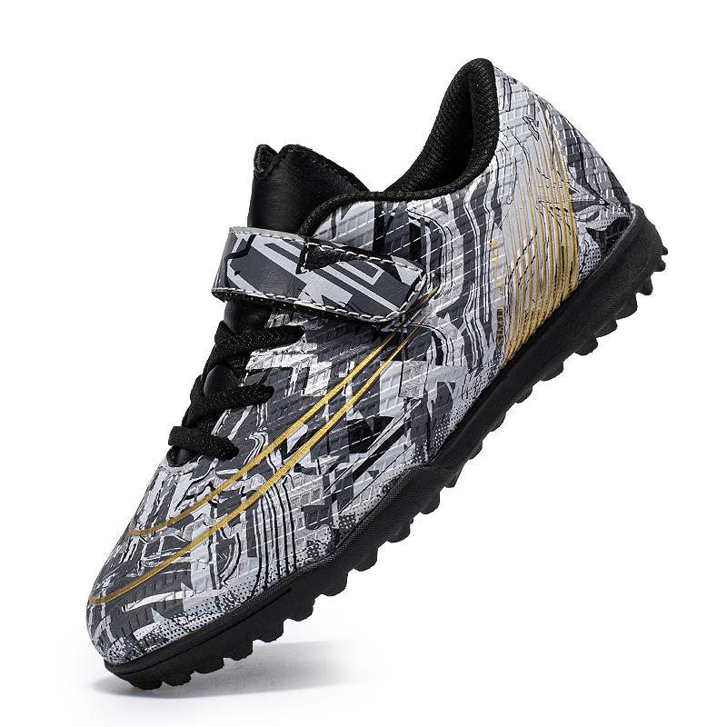Premium Quality Children Football Shoes Grass Society Indoor Training Original Boy Girl Soccer Shoes Cleats Non Slip Kids Football Field Boots