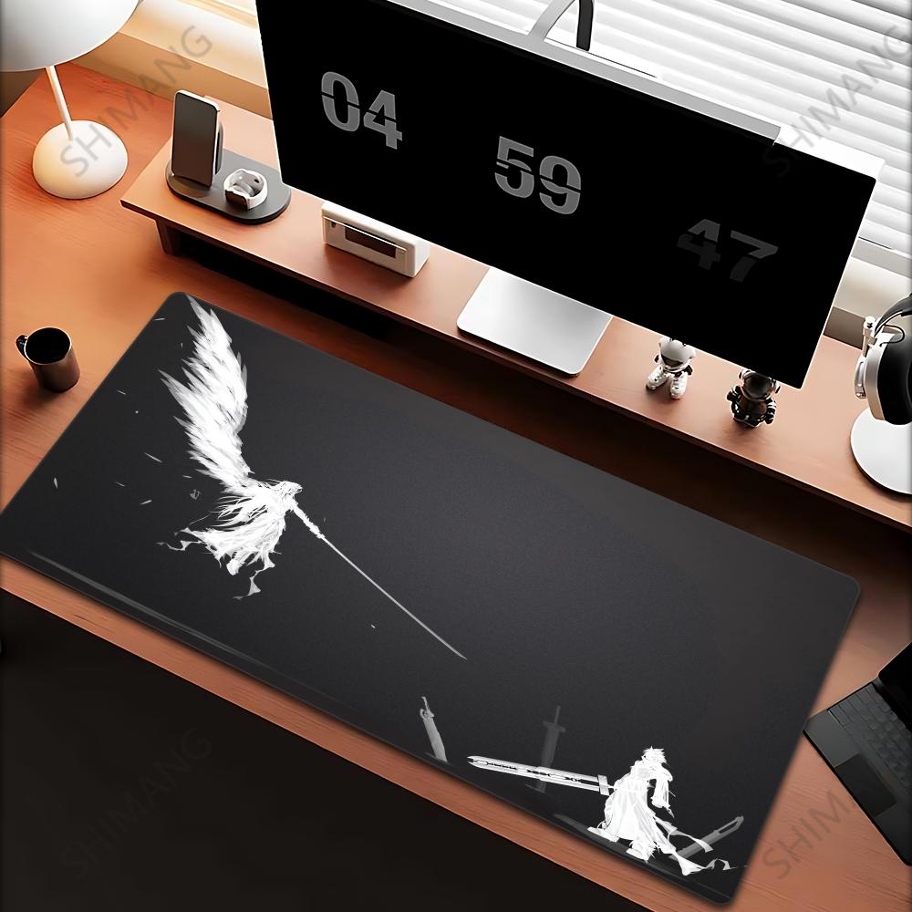 pc Sephiroth Magic Large Gaming Mouse Pad UltraSmooth NonSlip Rubber Base Desk Mat with Stitched Edges for Office Home