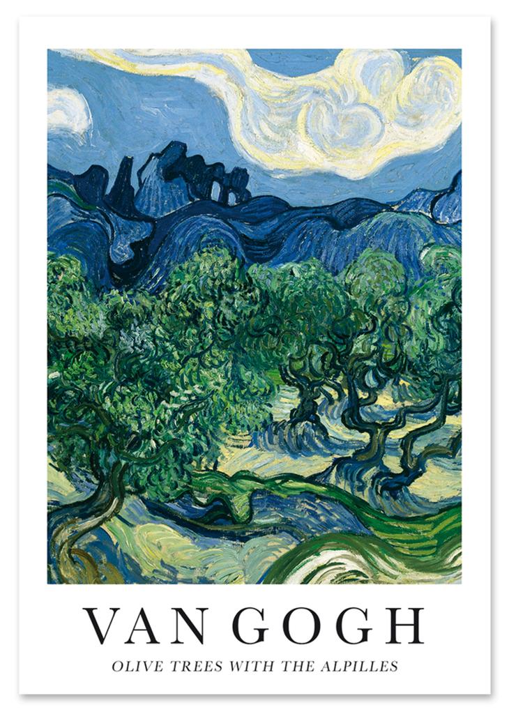 Poster Van Gogh Olive Trees
