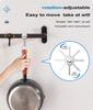 4pcs Strong Magnetic Hooks Home Kitchen Refrigerator Storage Holders Strong Permanent NdFeb Magnetic Hook Storing Supplies