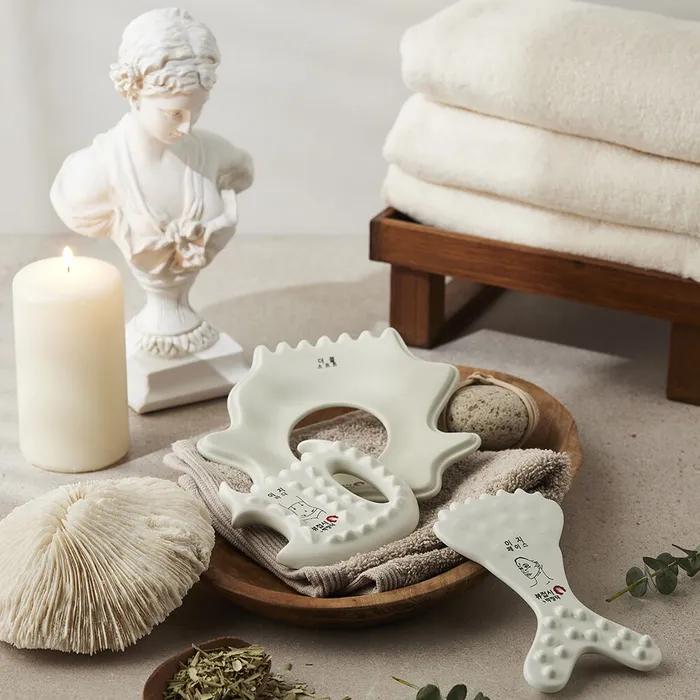 PIGEFIT Ceramic Guasha Van der Pige Home Care Set