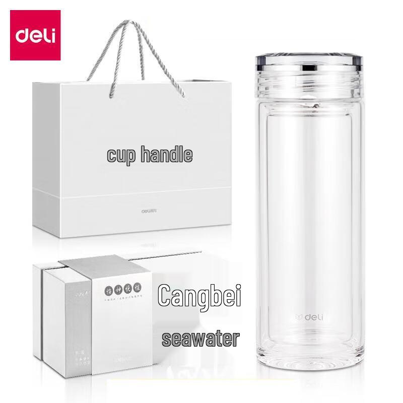Deli Double Wall Insulated Glass Mug