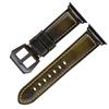 First Layer Real Cowhide Retro Leather Watch Strap Replacement for Apple Watch Series 1 2 3 4 5 7 8 9 SE Smart Watch Accessory