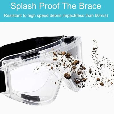 Schutzbrille, spritzwassergeschützt, staubdicht, für die Arbeit im Labor, Augenschutz, Schutzbrille für die industrielle Forschung, klare Linse