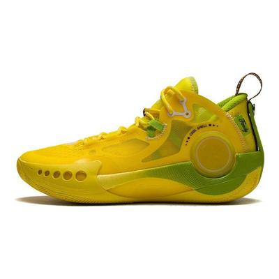 Li Ning Phantom 3 Sport Trend Casual Schokabsorptie Antislip Slijtvast Laag Uitgesneden Basketbalschoenen Heren sneakers Kiwi-Geel ABPS041-2