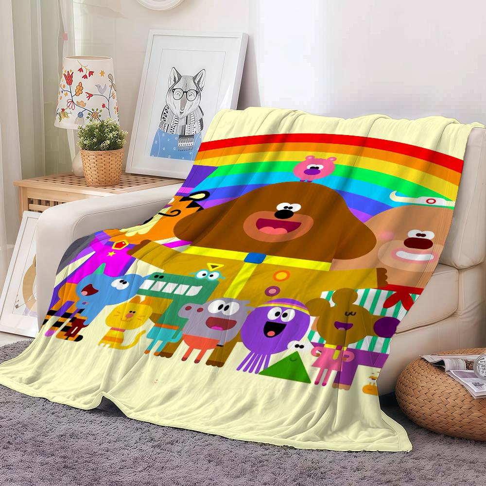 Cartoon H Hey D Duggee's 5 Blanket Soft and Skin Friendly For Couch Bed Napping Bedspread All Seasons Comforter