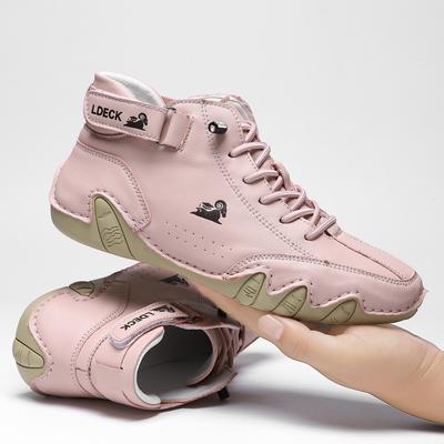 Top Layer Leather Women's High-Top Plus Size Women's Shoes Autumn and Winter Ankle Boots Cotton-Padded Shoes